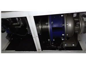 La válvula hidráulica importada controla el motor y hace funcionar la bomba centrífuga de acero inoxidable